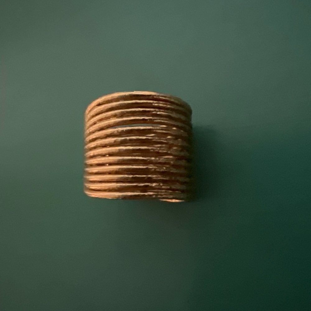 Gold Textured Ring